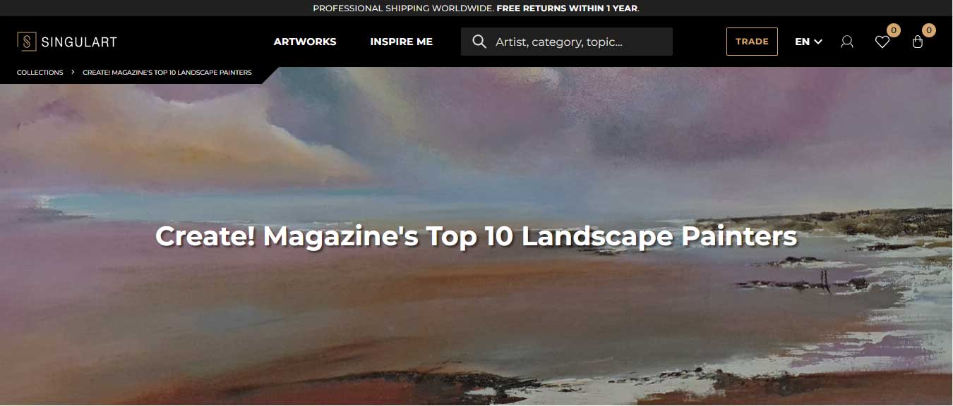 Create Magazine Top 10 Landscape Artists